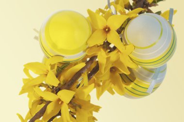 Paskalya yumurta çiçek