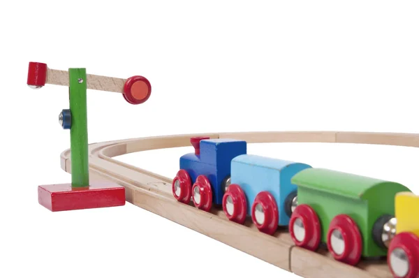 木製の鉄道の概念 — ストック写真