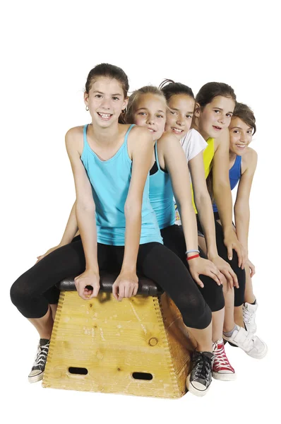 Young athlete women siting — Stock Photo, Image