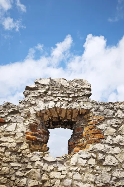 Zříceniny hradu detail — Stock fotografie