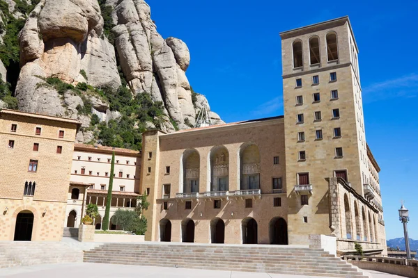 Mosteiro em Montserrat montanha — Fotografia de Stock
