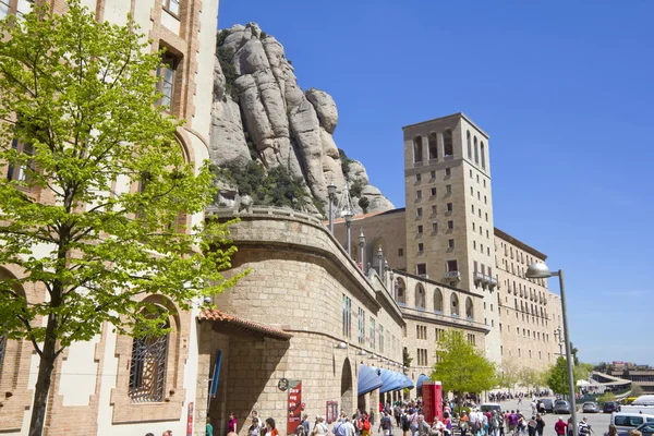 Monasterio en Montserrat — Foto de Stock