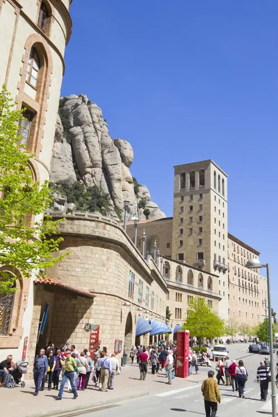 Monasterio en Montserrat — Foto de Stock