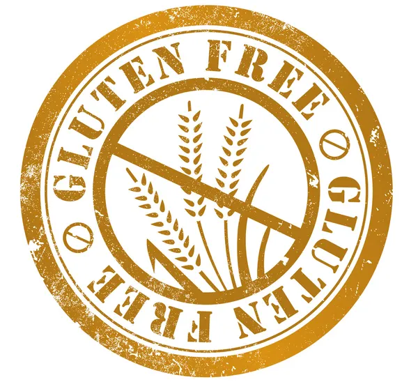 Gluten fri stämpel — Stockfoto