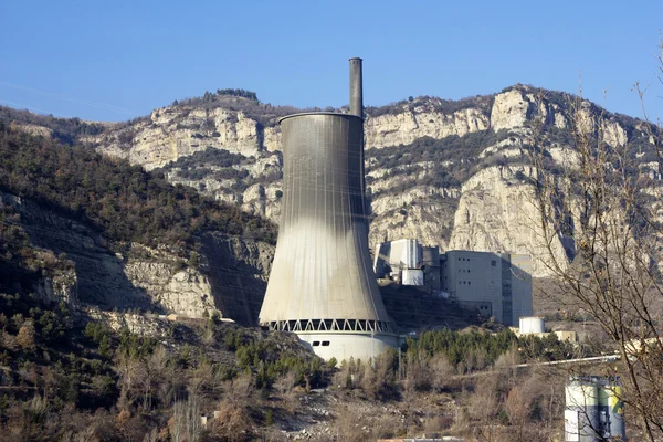 Central geotérmica de Cercs — Foto de Stock