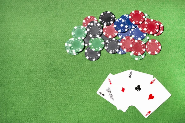 Poker background — Stock Photo, Image