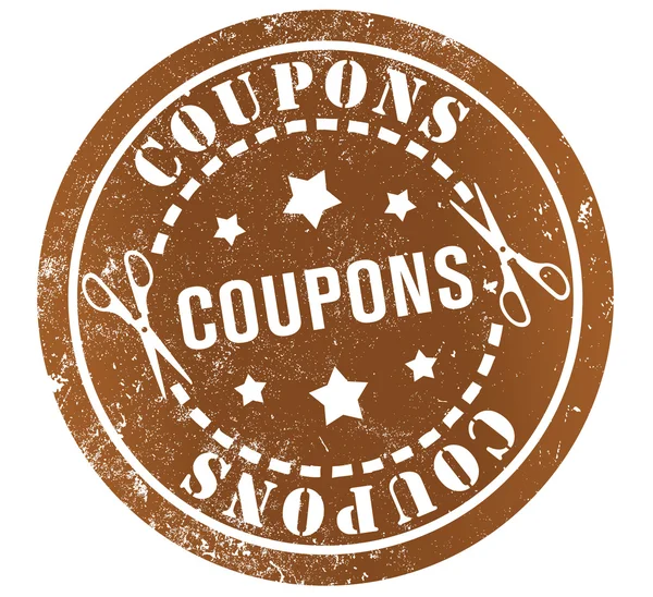 Coupons stempel — Stockfoto