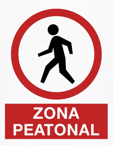 Pedestrian zone — Stock Photo, Image