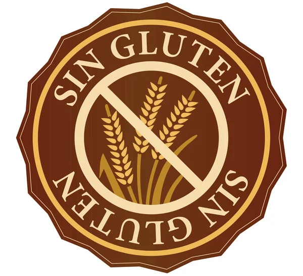 Gluten free sticker — Stock Photo, Image