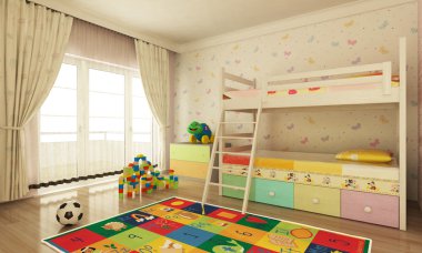 Çocuk odası dekorasyon fikir