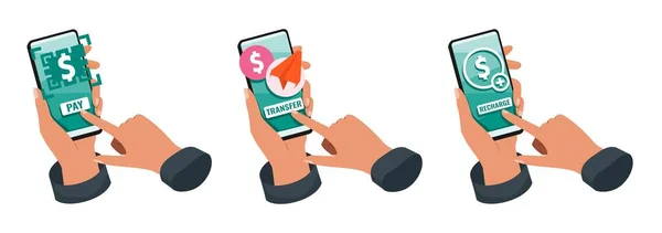 ABD Doları İllüstrasyonlu Mobil Bankacılık