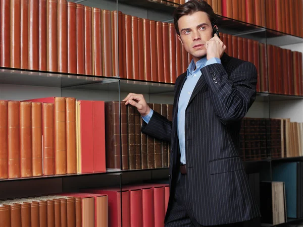 Businessman working at office aa — Stock Photo, Image