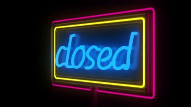Neon işareti kapalı