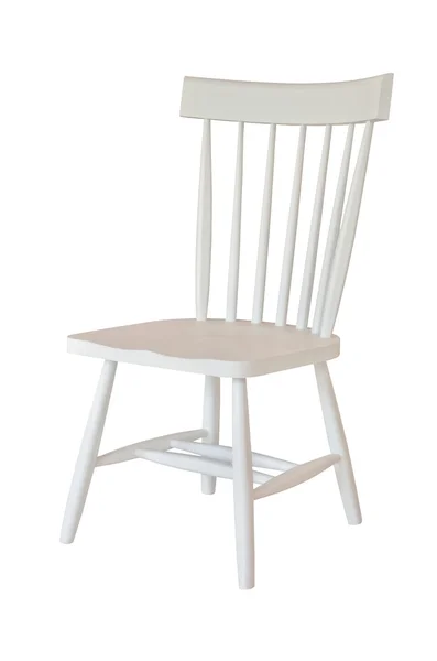 Krzesło biały na białym tle — Zdjęcie stockowe
