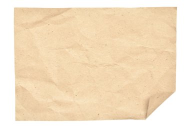 vintage kağıt üzerinde beyaz izole