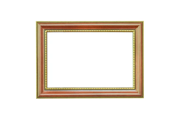 Vintage picture frame on white — Stock Photo, Image