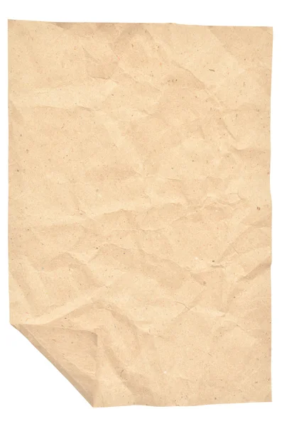 Урожайний папір ізольований на білому — стокове фото