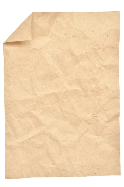 Altpapier isoliert auf Weiß — Stockfoto