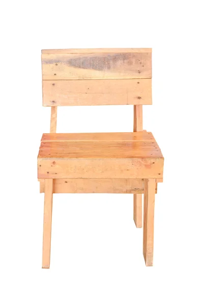 Wood chair isolated — Stock Photo, Image