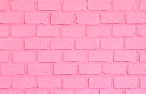 Růžový cihlová zeď — Stock fotografie