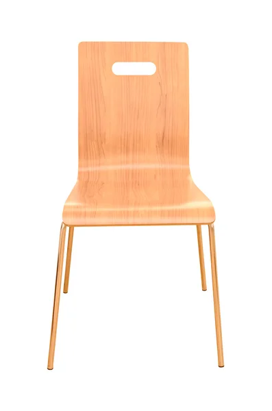 Krzesło drewniane na białym tle — Zdjęcie stockowe