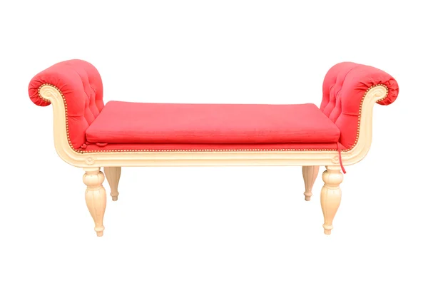 Vintage Sofa isoliert auf weiß — Stockfoto