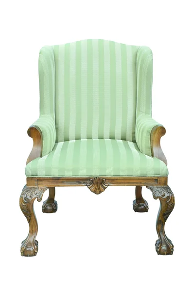 Vintage Stuhl isoliert auf weiß — Stockfoto