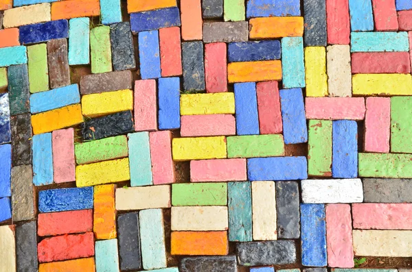 Colorful Brick — Stock Photo, Image