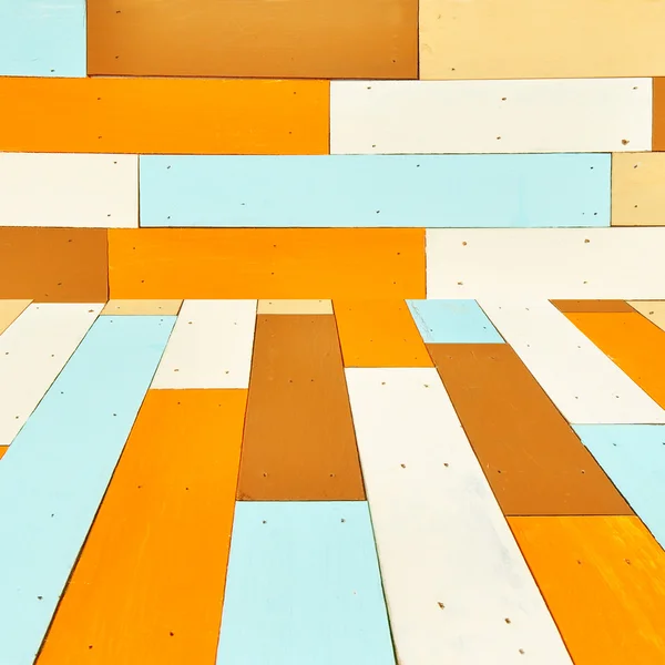 Creativo sfondo legno colorato — Foto Stock