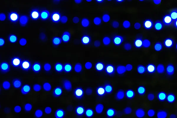 Defocused abstract blue christmas background — Stock Photo, Image