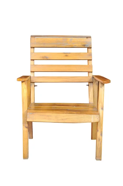 Sedia in legno isolato — Foto Stock