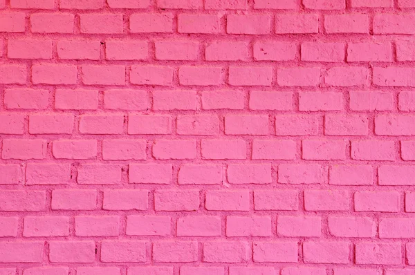 Pared de ladrillo rosa — Foto de Stock