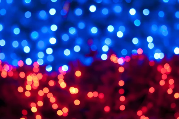 Böke ve Noel ağacı defocused — Stok fotoğraf