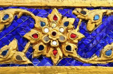 wat phra kaew adlı duvar dokusu