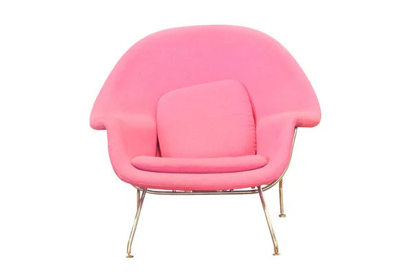 Stylish pink chair isolated — Stock Photo, Image