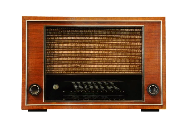 Vintage radio isolato — Foto Stock