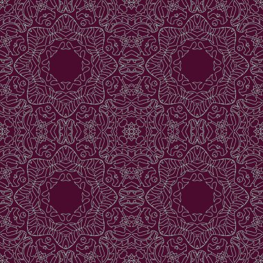 Dikişsiz vintage desen