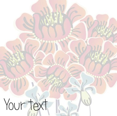 soyut çiçek arka plan