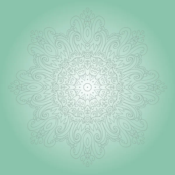 Encaje patrón ornamental floral — Vector de stock