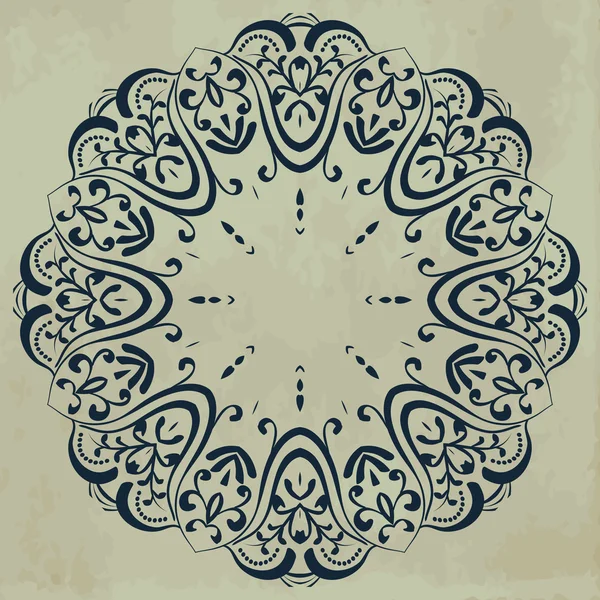 Vintage blonder ornamentale mønster – stockvektor