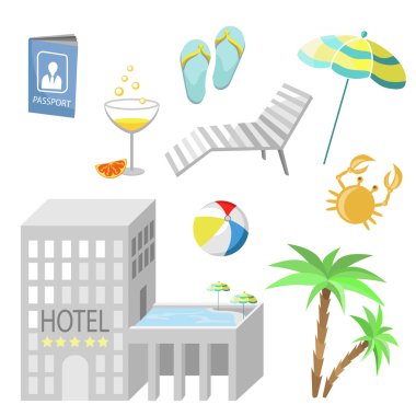 simgeler - otel (vektör içinde kalan)