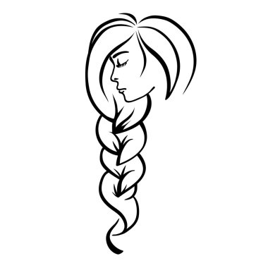 Download Female Braid Free Vector Eps Cdr Ai Svg Vector Illustration Graphic Art