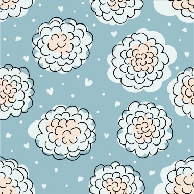 bulutlar ile sorunsuz doku