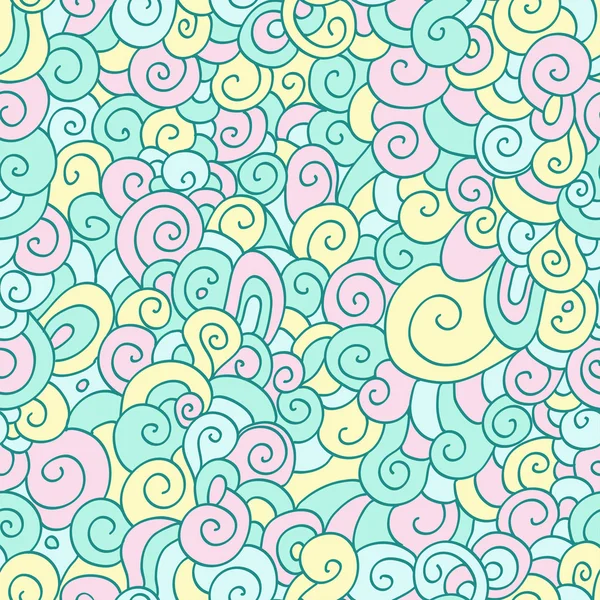 Textura perfecta con ondas de color — Vector de stock