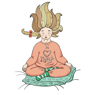 kız meditasyon