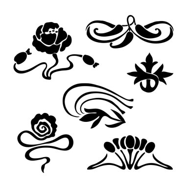 siyah mürekkeple çizim