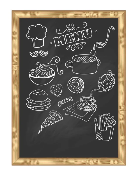 Menu board. — Stock Vector