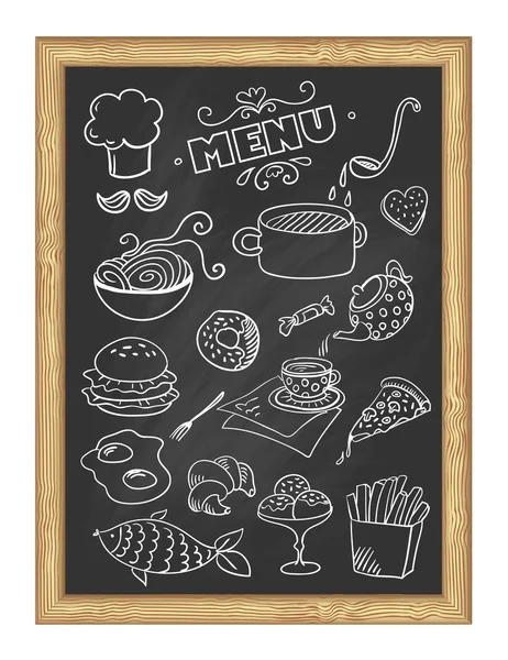 Menu board. — Stock Vector