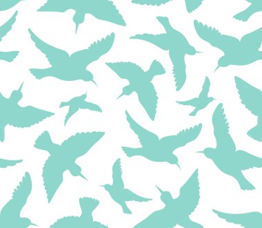 kuşlar seamless modeli