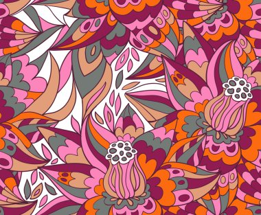 Blossom küme Dikişsiz desen arka plan